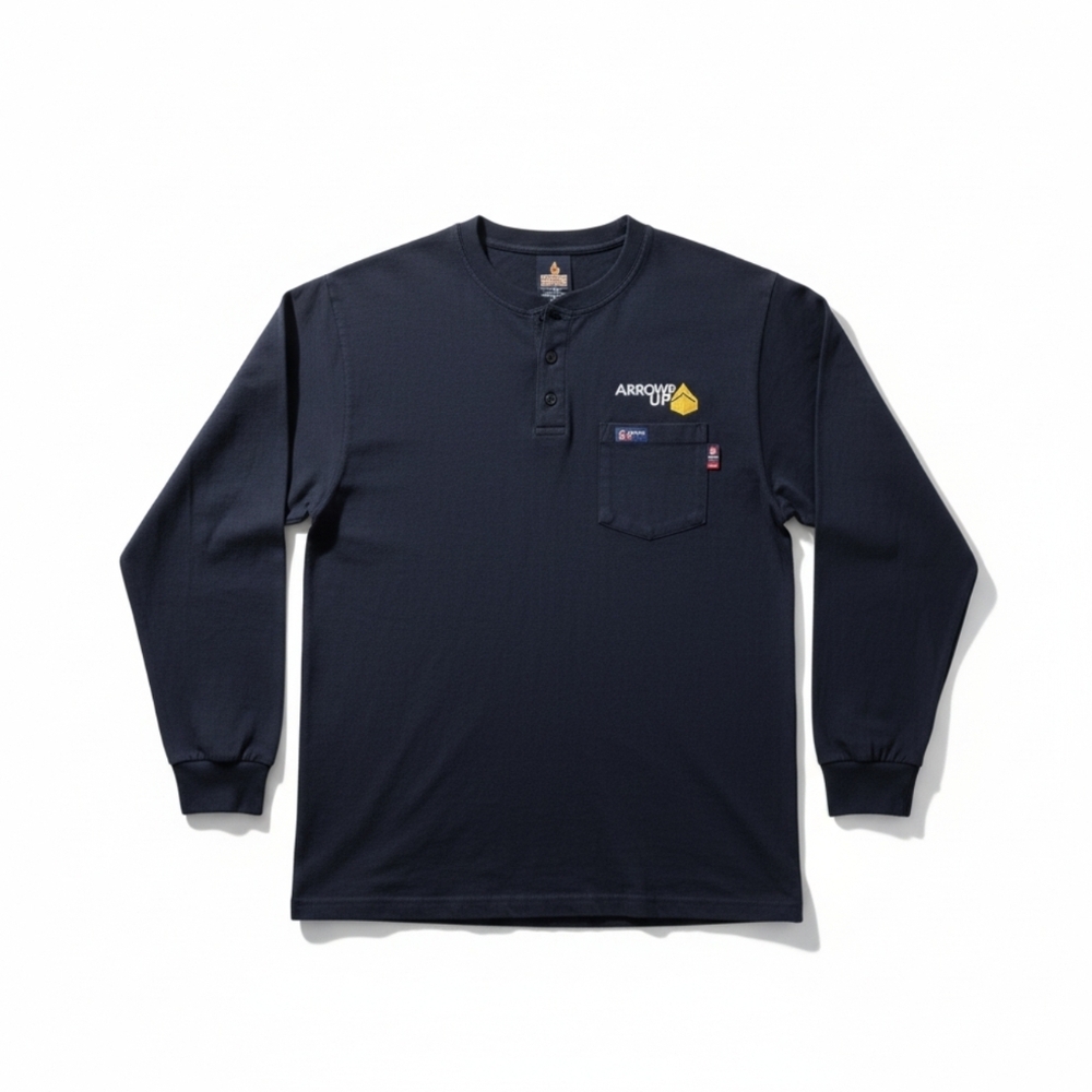 LAPCO FR Men’s Flame Resistant Long-Sleeve Henley